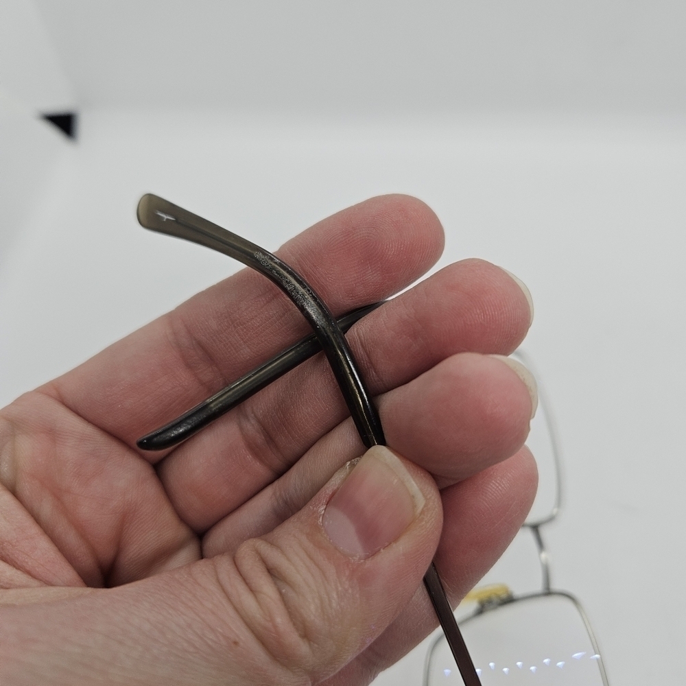 Lightfly Rectangular Silver Frame Glasses For Fra… - image 5